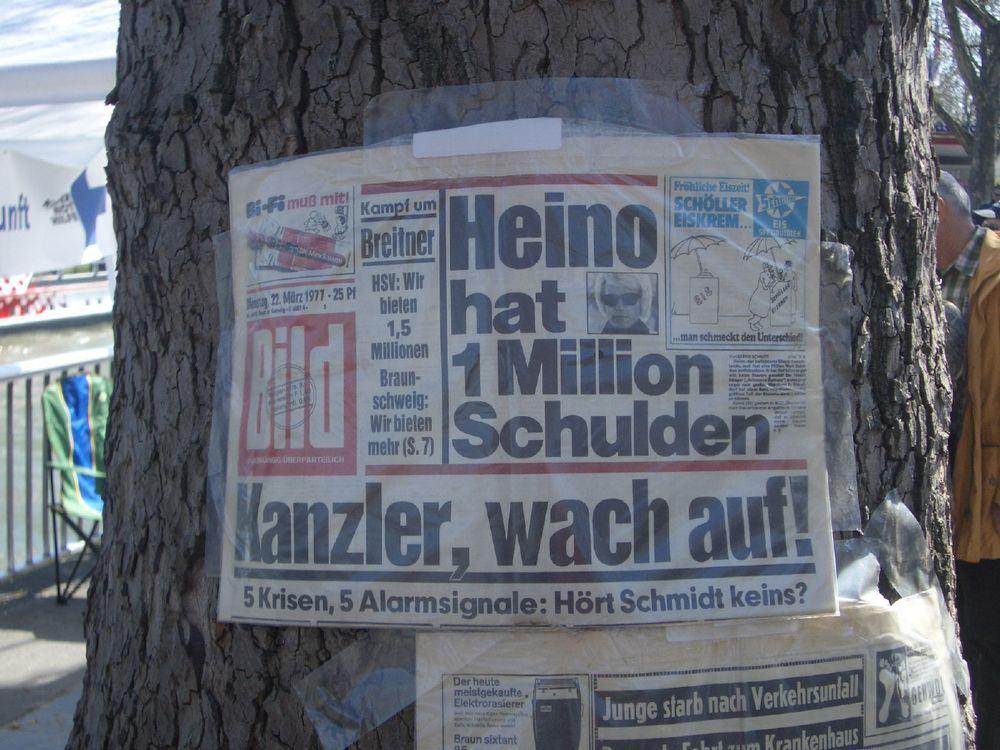 Eine alte Zeitung