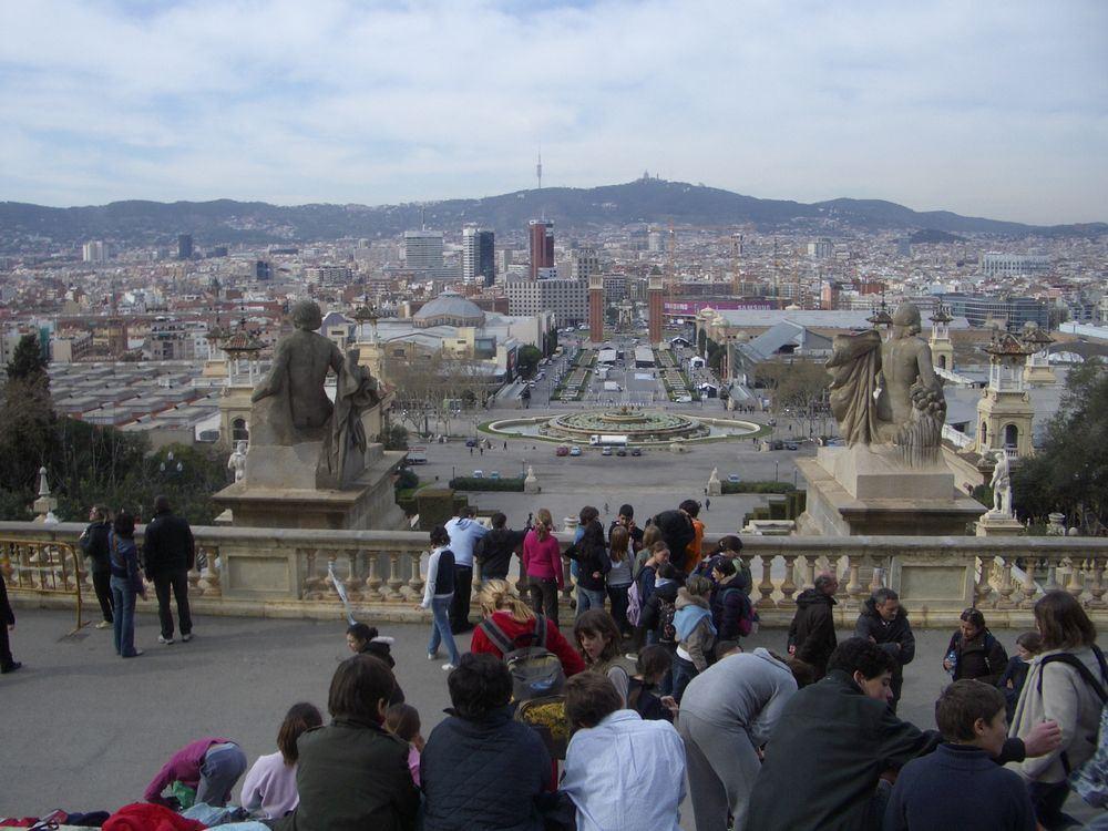 Blick zur Placa Espania