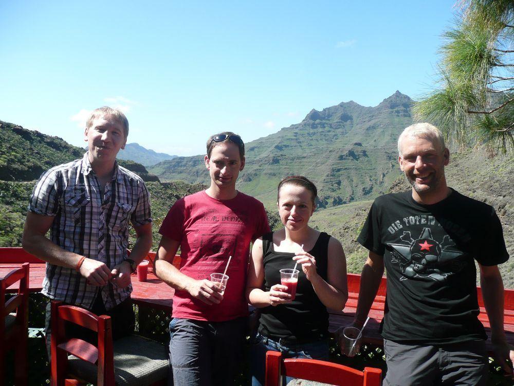 Hans, Roland, Sabine und ich