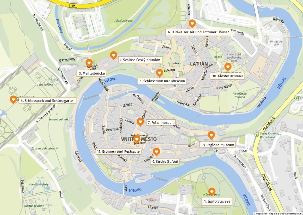 preview-mapz-Krumau Stadtkarte 