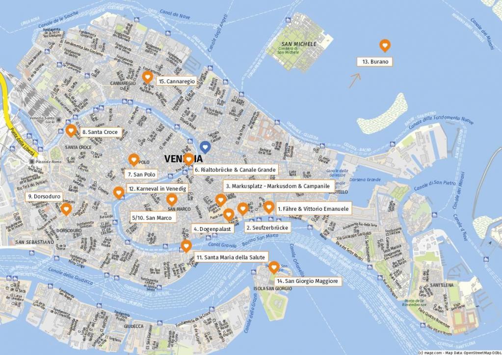 Karte Venedig 2024