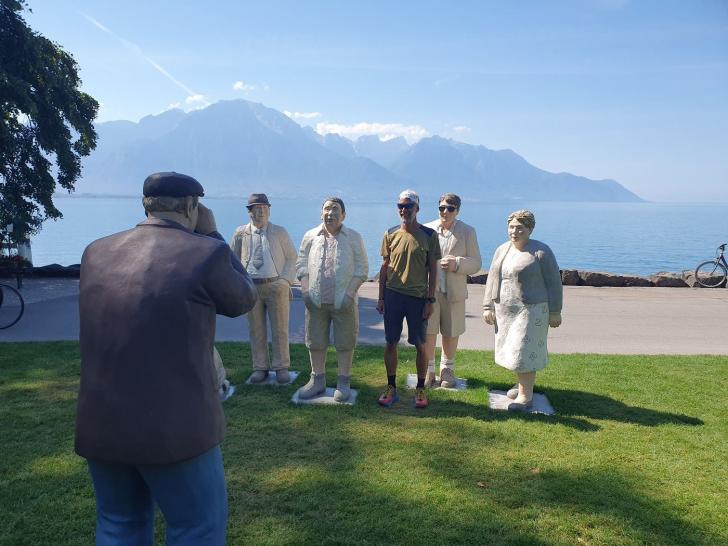 Montreux am Genfer See - Sehenswürdigkeiten und Palmen in der Schweiz 