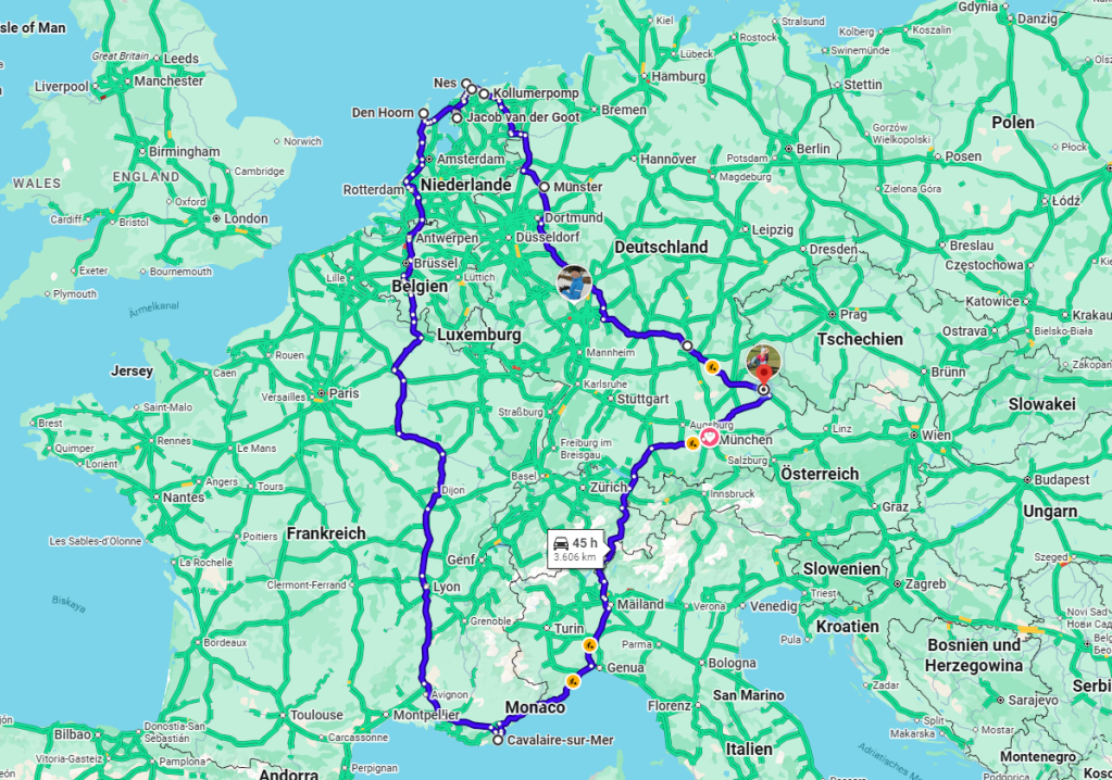 Route Niederlande 2026